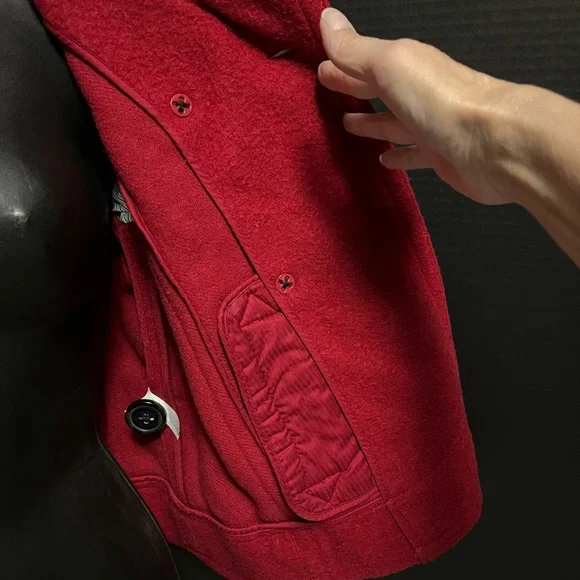 3 for $30 GAP Red Double-Breasted Women's Jacket - Picture 5 of 11